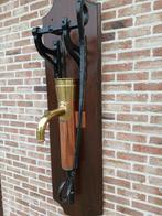 waterpomp,koperen waterpomp,antiek,tuinbeeld,160 cm hoog, Ophalen, Nieuw, Handmatig, Regentonpomp