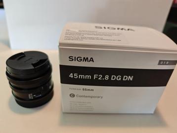 Sigma 45mm F/2.8 DG DN monture L beschikbaar voor biedingen