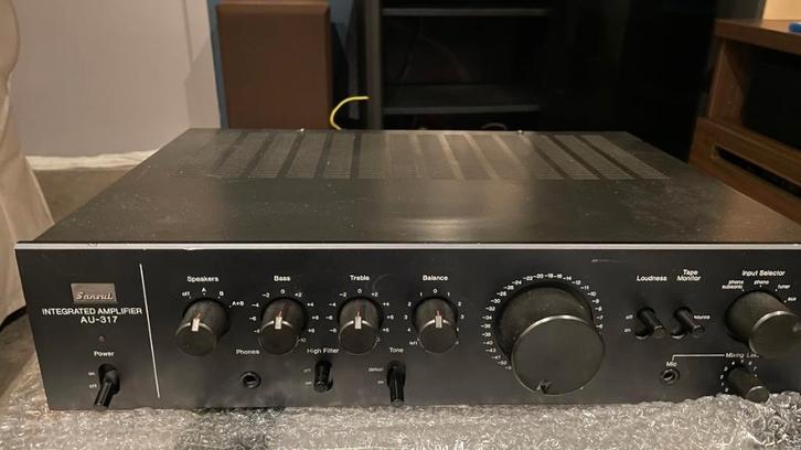 Sansui AU 317 versterker ( condensators vervangen ), Audio, Tv en Foto, Versterkers en Ontvangers, Stereo, Ophalen