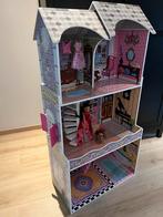 Groot houten poppenhuis voor Barbie, Maison de poupées, Enlèvement, Utilisé