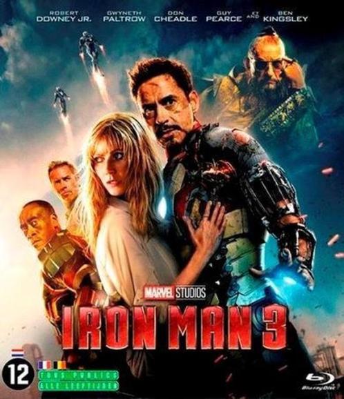 Marvel Iron Man 3 (2013) Blu-ray, CD & DVD, Blu-ray, Utilisé, Action, Enlèvement ou Envoi