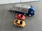 Vrachtwagen little tikes + 2 wagens, Ophalen, Gebruikt