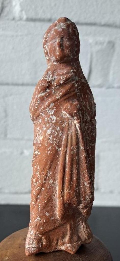archeologie beeldje van een man in toga ,  3e eeuw voor chr., Antiek en Kunst, Antiek | Keramiek en Aardewerk, Ophalen of Verzenden