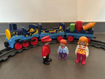 Playmobil 1-2-3 - set  6880 Sterrentrein met passagiers beschikbaar voor biedingen