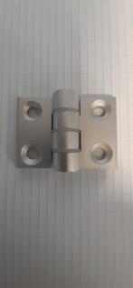 Charnière en aluminium 60,7 x 41,5 mm, Bricolage & Construction, Enlèvement ou Envoi, Neuf, Charnière