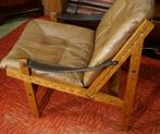 Design Safari Hunter chair Torbjørn Afdal fauteuil Norway 60, Antiek en Kunst, Ophalen