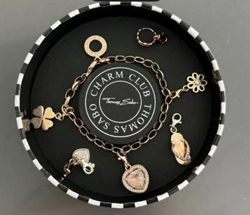 Thomas Sabo armband met bedels in Rosé goud beschikbaar voor biedingen