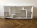 Witte koffiemeubles/boekenkast te koop, Ophalen, 150 tot 200 cm, Zo goed als nieuw, Minder dan 100 cm