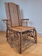 Rieten/rotan zetel, Huis en Inrichting, Ophalen, Gebruikt, Riet of Rotan