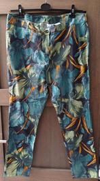 Damesbroek met botanische print, Kleding | Dames, Grote Maten, Ophalen of Verzenden, Gedragen