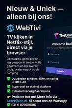 WebTivi (uniek & exclusief), Verzenden