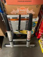 Telescopische ladder, Doe-het-zelf en Bouw, Ladders en Trappen, Ophalen, Zo goed als nieuw, Ladder, Opvouwbaar of Inschuifbaar