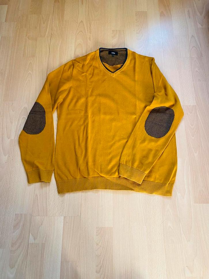 Pull jaune moutarde signé Jules, Vêtements | Hommes, Pulls & Vestes, Comme neuf, Taille 56/58 (XL), Jaune, Envoi