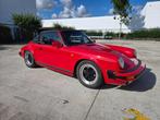 Porsche 911 3.2 Carrera Targa - NIEUWSTAAT, Auto's, Porsche, Achterwielaandrijving, Lederen bekleding, Zwart, Cabriolet
