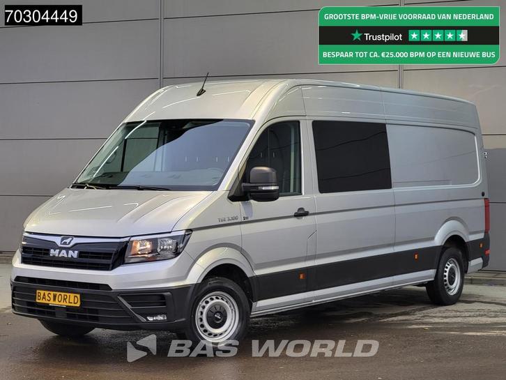 Volkswagen Crafter 177pk Dubbel Cabine Automaat L4H3 Trekhaa, Autos, Camionnettes & Utilitaires, Entreprise, Achat, Caméra de recul