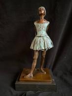 Bronzen ballerina Degas subtiel gekleurd 40cm!! zuiver brons, Antiquités & Art, Art | Sculptures & Bois, Enlèvement ou Envoi