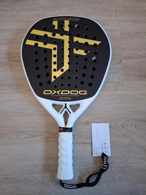 Oxdog Ultimate Match HES-Carbon inclusief Hesacore, Sport en Fitness, Padel, Gebruikt, Padelracket, Ophalen of Verzenden
