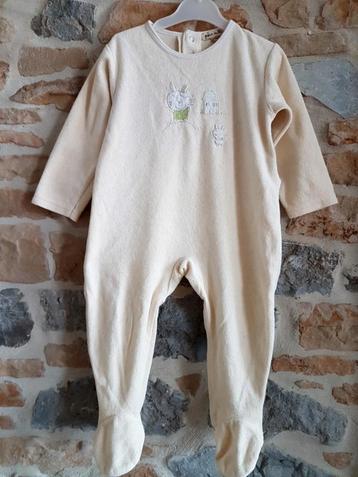 GRAIN DE BLE - Pyjama écru - T.18 mois/81 cm beschikbaar voor biedingen