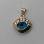 Gouden Oog Hanger 14k - 2.31 gram, Handtassen en Accessoires, Ophalen of Verzenden, Zo goed als nieuw, Goud, Goud