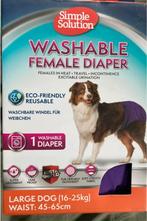 Wasbare pamper voor honden - teefjes maat M/L, Ophalen of Verzenden, Nieuw