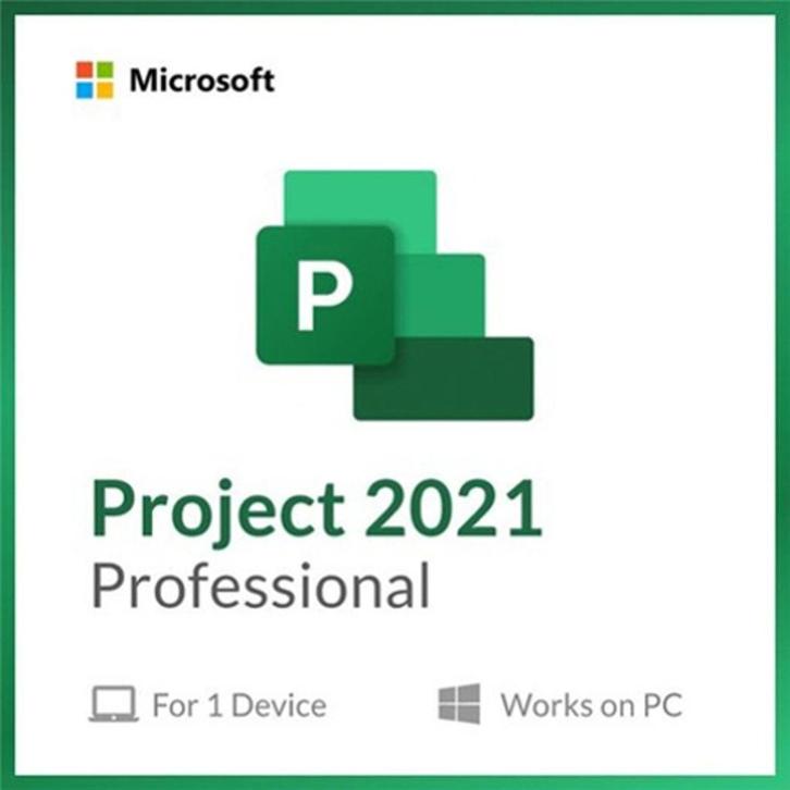 MS Project 2021 Professional - Clé de license, Informatique & Logiciels, Logiciel Office, Neuf, Windows, Enlèvement ou Envoi