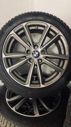 5 Jantes 5X112 BMW SERIE 1 et Mini + 4 Pneus hiver 225/45/17, Band(en), 17 inch, Gebruikt, Personenwagen