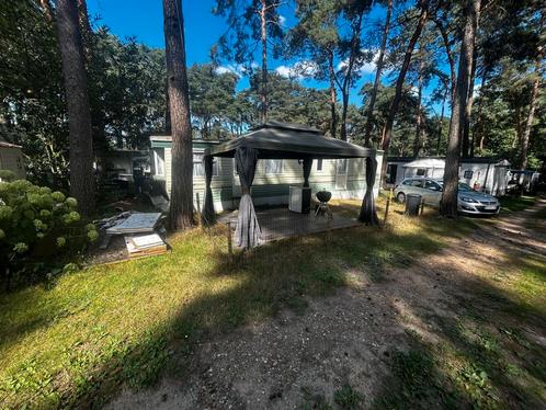 Atlas stacaravan met vaste staanplaats, Caravans en Kamperen, Stacaravans, Ophalen of Verzenden
