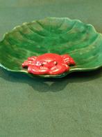 Assiette crabe feuille de choux (ottriart)