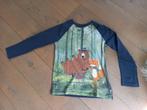 Maat 140 : longsleeve blauw goede staat, Ophalen of Verzenden, Gebruikt, Jongen, Shirt of Longsleeve