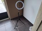 ringlamp op statief, Audio, Tv en Foto, Fotografie | Fotostudio en Toebehoren, Ophalen, Zo goed als nieuw