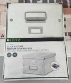 Witte Leitz WOW Click Middelgrote Opbergdoos A4 kantoor, Diversen, Ophalen of Verzenden, Nieuw