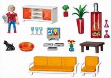 Playmobil living met kachel 5332 VOLLEDIG beschikbaar voor biedingen