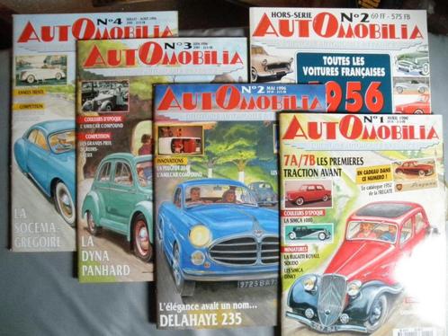 Automobilia L’histoire automobile en France 1à 4 HS 1956 (1), Boeken, Auto's | Folders en Tijdschriften, Zo goed als nieuw, Citroën