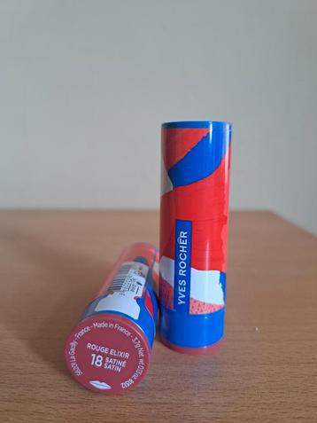 Rouge Elixir Satiné n18 Yves Rocher, Maquillage, Enlèvement ou Envoi, Lèvres, Neuf