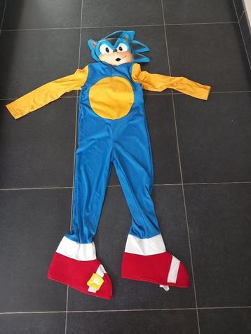 Verkleedkledij Sonic, Enlèvement ou Envoi, Utilisé, 122 à 128, Garçon ou Fille