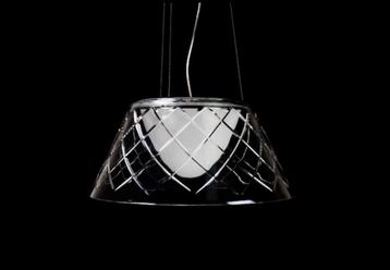 Lampe suspendue Flos "Romeo Louis II S2" Philippe Stark, Moins de 50 cm, Comme neuf, Verre, Enlèvement