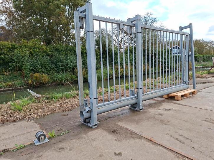 Nette vrijdragende schuifpoort, Tuin en Terras, Tuinpoorten, Schuifpoort, Ophalen