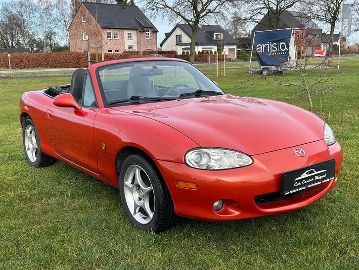 Mazda MX5 NBFL 1.6l Lava Orange, Auto's, Mazda, Bedrijf, MX-5, ABS, Airbags, Centrale vergrendeling, Elektrische buitenspiegels