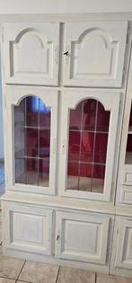 Wandkast, buffetkast, wit geschilderd 2m br x 2m10h, Huis en Inrichting, Ophalen