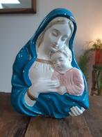 Buste à suspendre vintage 1950 de la Vierge à l'Enfant, Enlèvement ou Envoi