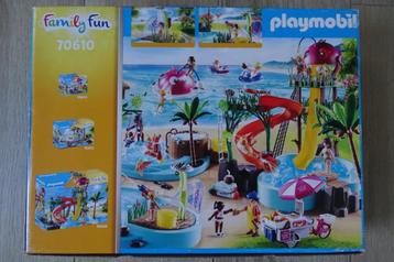 Playmobil Family Fun 70610 zwembad met watersplash   beschikbaar voor biedingen