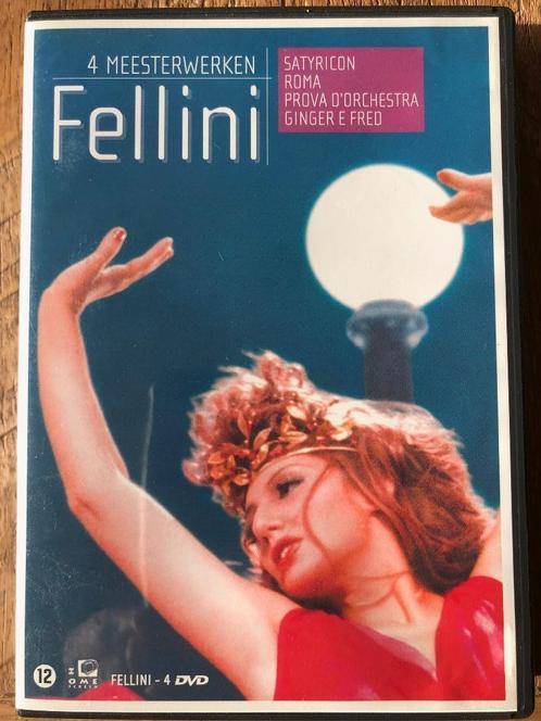 Fellini - 4 Meesterwerken, CD & DVD, DVD | Classiques, Comme neuf, Enlèvement ou Envoi