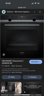 Oven Siemens, Ophalen of Verzenden, Nieuw, Inbouw, Oven
