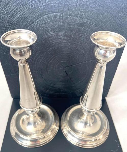 Mooie zilveren kandelaars, Huis en Inrichting, Woonaccessoires | Kandelaars en Kaarsen, Gebruikt, Kandelaar, 25 tot 50 cm, Zilver