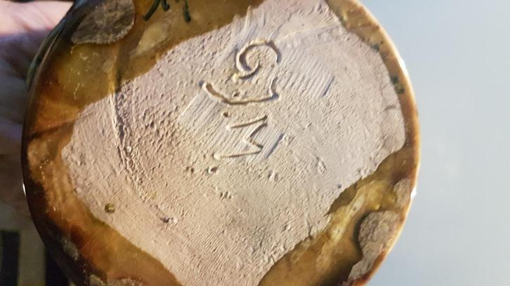 Keramiek 2 vazen GJM, Antiek en Kunst, Antiek | Vazen, Ophalen