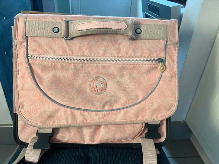 Kipling lichtroze boekentas, Handtassen en Accessoires, Tassen | Schooltassen, Gebruikt, Aktetas of Boekentas, 30 tot 40 cm, 30 tot 40 cm