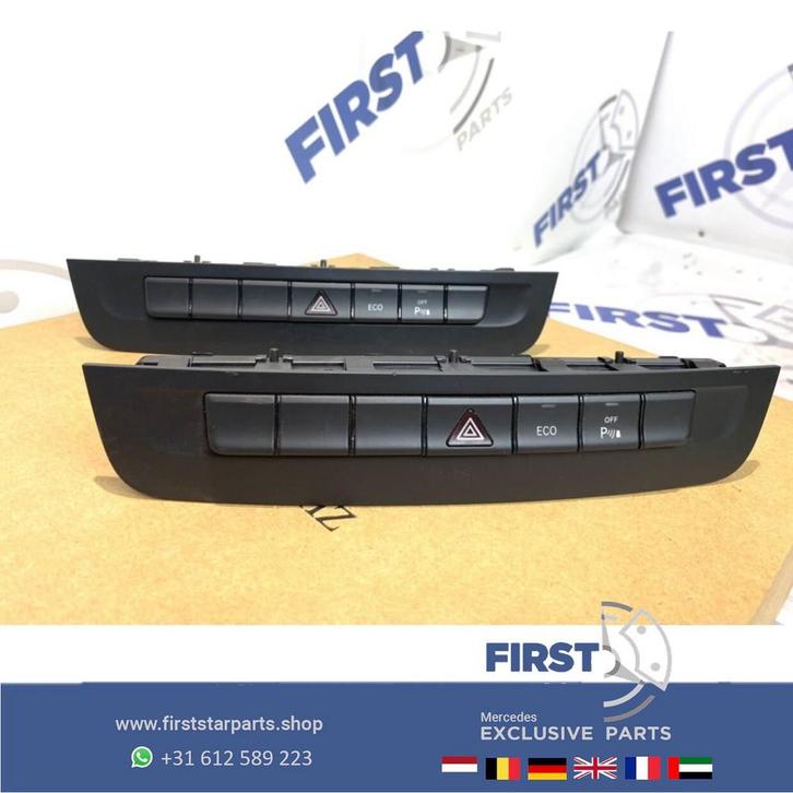 A2469051501 radio knoppen alarmlicht schakelaar Mercedes A B, Auto-onderdelen, Dashboard en Schakelaars, Mercedes-Benz, Gebruikt