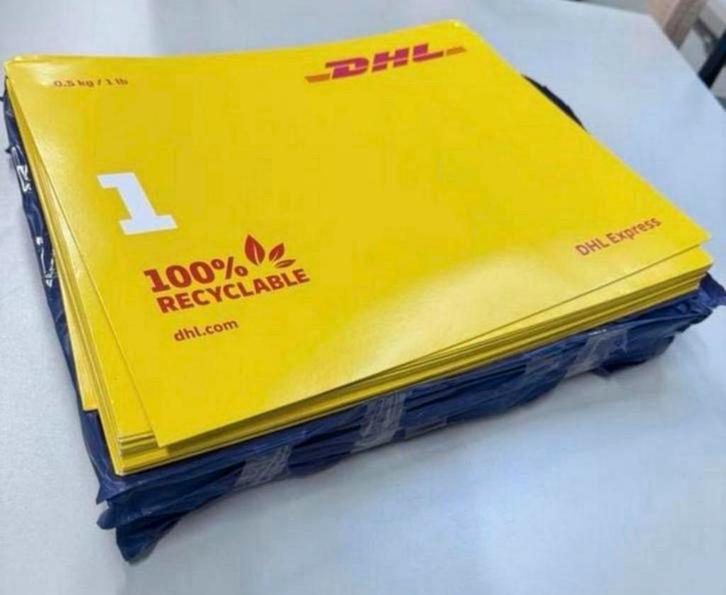 DHL 60x XL enveloppen 60 stuks envelop internationaal NIEUW, Postzegels en Munten, Brieven en Enveloppen | Buitenland, Envelop