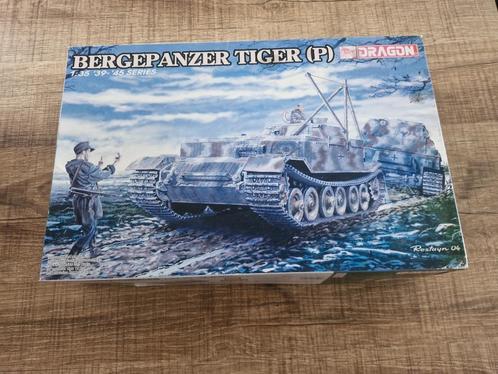 Dragon 6226 Bergepanzer Tiger (P) 1/35, Hobby en Vrije tijd, Modelbouw | Auto's en Voertuigen, Zo goed als nieuw, Tank, 1:32 tot 1:50