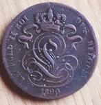 BELGIË: 1 centiem 1899 FR  MOOIE STAAT, Brons, Losse munt, Verzenden